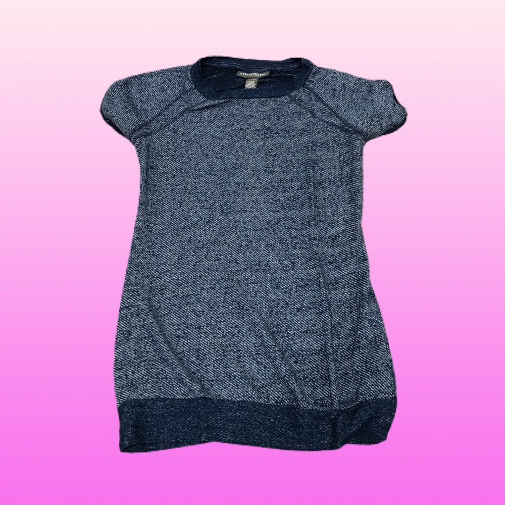 Blue Maternity short sleeve Pea in the Pod Small